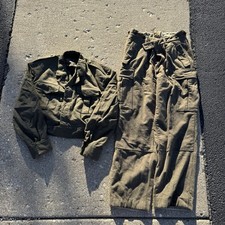 Vintage 60s Police Green Wool