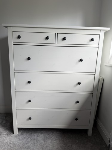 Ikea hemnes white chest - ikea,