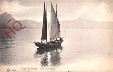 Picture Postcard_ Lago Di Garda, Lake Garda, Barca Del Garda, Sail Boat