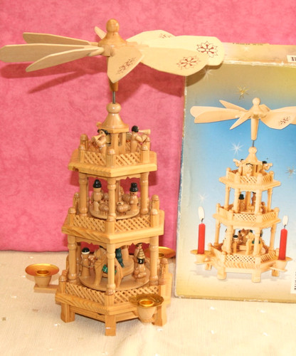 Christmas wooden windmill - christmas,