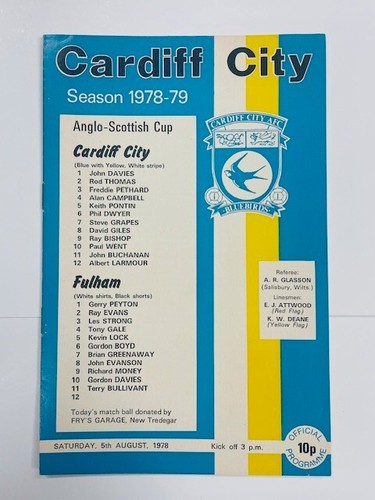1978 cardiff city - 1978/79, v