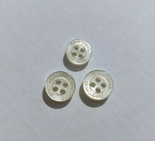 HENRY COTTON'S Replacement / Extra / Spare Shirt Button Set - 10mm & 9mm Neutral