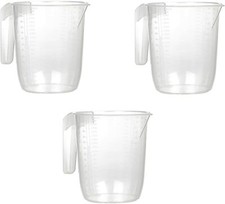 3x Large Measuring Jugs 2L
