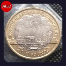 2016 UNC (untouched) Great Fire of London £2 Decimal Coin