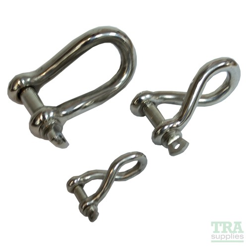 Twisted shackle stainless - twisted,