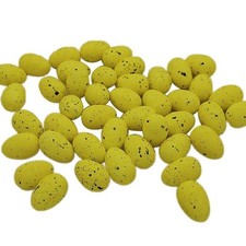 100x Bird eggs in artificial eggs ornament of Passover Table Games