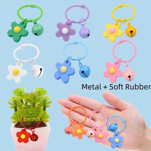 Floral bell keychain set for - floral,