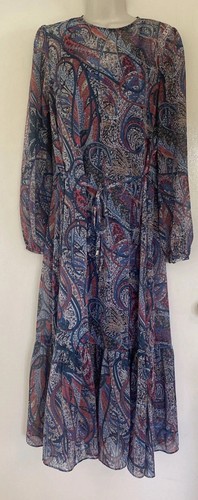 Paisley chiffon long - paisley, tiered
