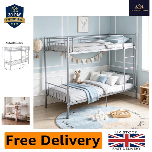 Metal twin bunk bed - metal,