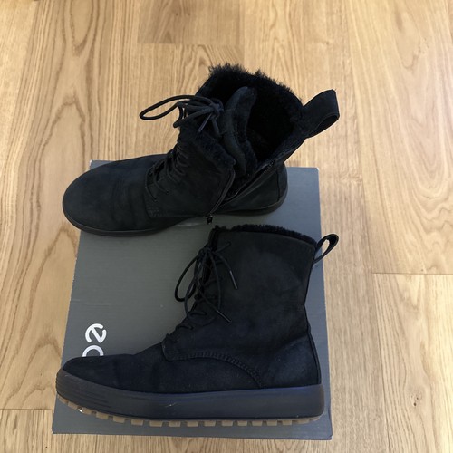 Ecco women leather boots - leather,