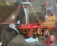 Little Town Wooden Pirate Ship