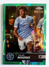 2023 Topps Chrome MLS Aqua Lava Refractor #196 Talles Magno #/125 NYCFC
