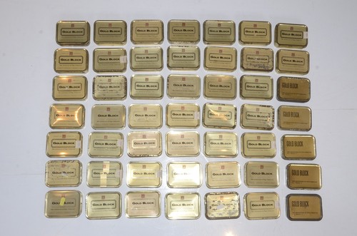 Gold block rectangular - x,
