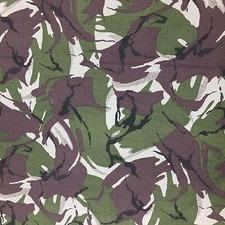 CAMOUFLAGE FABRIC 100%COTTON DRILL Army Camo Military Clothing Dress Upholstery 