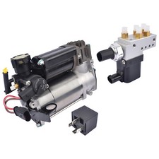 Air Suspension Compressor Pump + Valve Control Unit For Mercedes E-Class W211