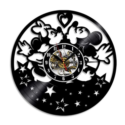 Disney vinyl wall clock - wall,