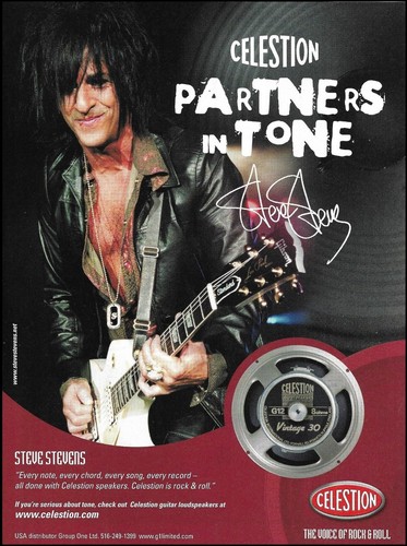 Steve stevens celestion - celestion, g12