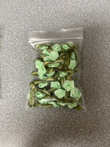Pcs mint green mini rose - 50,