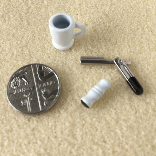 Scale shaving set - 1:12,