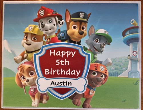 Paw patrol gang edible - paw,