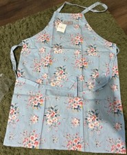 Cath Kidston Pretty Vintage Flowers Apron Blue Spitalfields BNWT