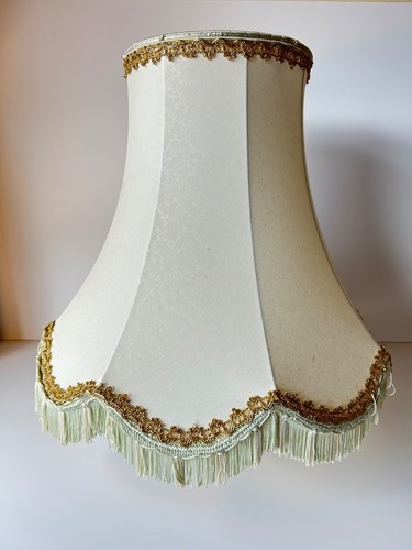 Vintage ivory damask - ivory, gold