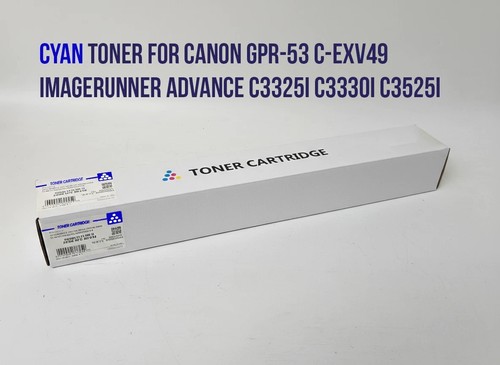 Cyan toner for canon gpr - toner, gpr-53