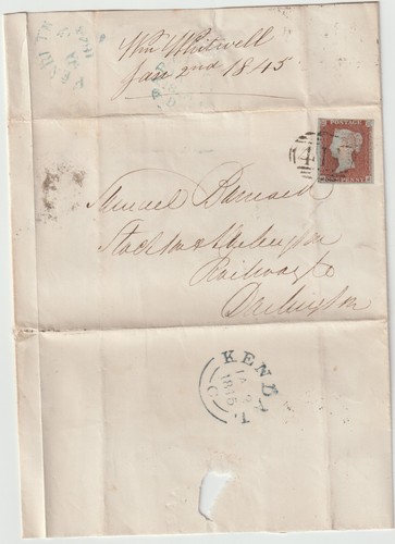 1845 411 kendal numeral 4 - 1845, =411=