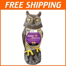 Hand-Painted Solar Owl Garden