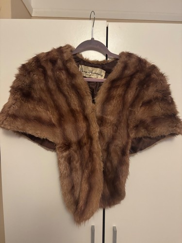 Two real genuine vintage fur - two,