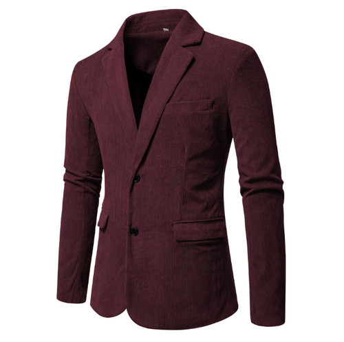 Mens blazer corduroy suit - blazer,