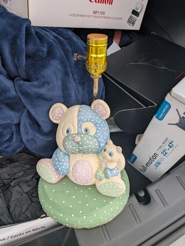Colorful bear lamp - bear,