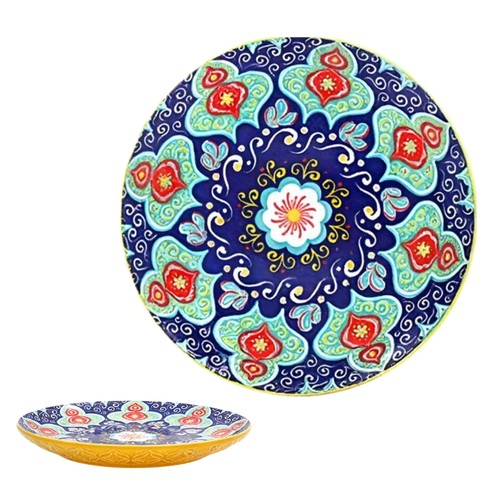 Yellow tuscany ceramic - tuscany, plate