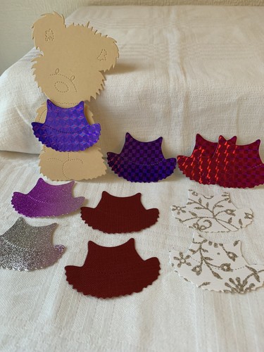 Clear out die cut dresses - clear-out.,