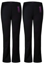 NEW LADIES PACK OF 2 BOOTLEG