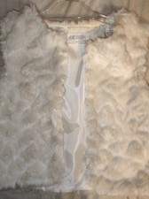 H&M Vest Girls 9-10yrs Fluffy