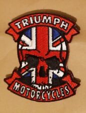 Triumph Union Jack Skull Sew