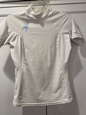 XCEL White  rash guard top