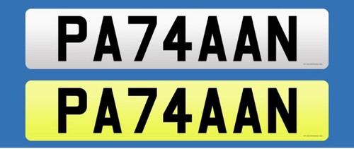Private registration plate - private,