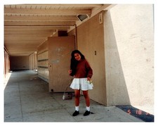 1990 Young Woman Standing in