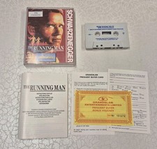 The Running Man for Commodore 64 C64 cassette tape Grandslam Schwarzenegger