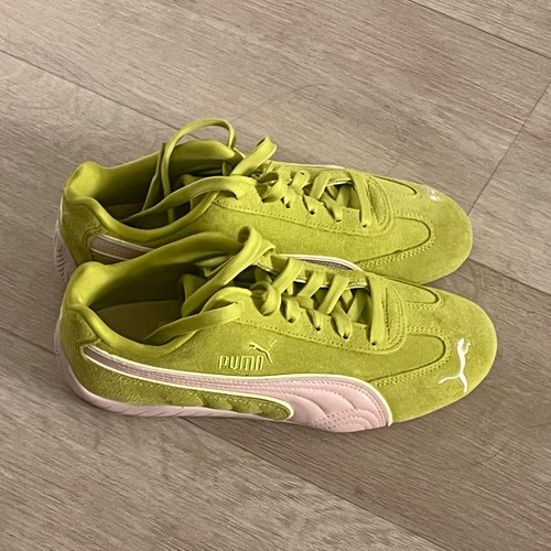 Puma speedcat green - puma, suede