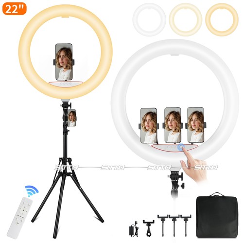 Led ring light video - 22",