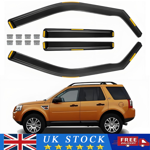 4pcs wind deflectors - 4pcs, w/