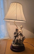 Florence Giuseppe Armani Table Lamp Elegant Figures With Shade Working