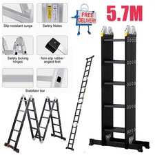 New telescopic ladders - new, 5.7m