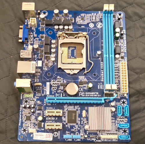 Gigabyte h61m microatx - gigabyte,