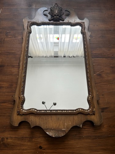 Large antique vintage wooden - vintage,