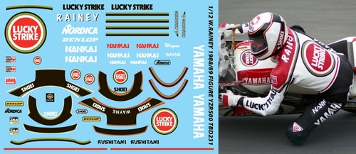 Decals for wayne rainey - 1/12,