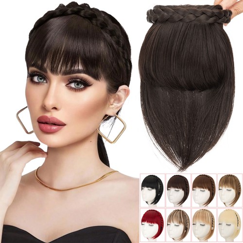 Women headband with bangs - headband, hair
